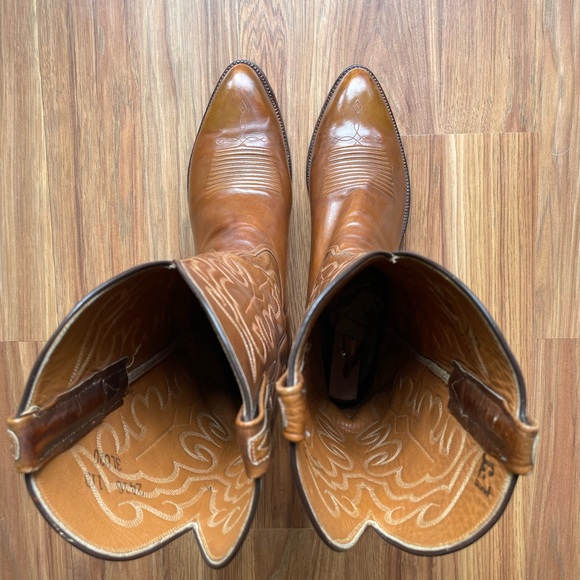 Lucchese San Antonio Goat Cowboy Western Boots, 11 D - Picture 7 of 12